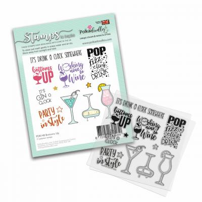 Polkadoodles Clear Stamps - Bottoms Up